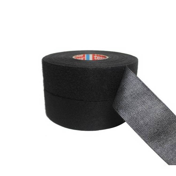 Black Polyester Fleece Automotive Wiring Harness Tape 51606 For High Noise Damping And Water Absorption