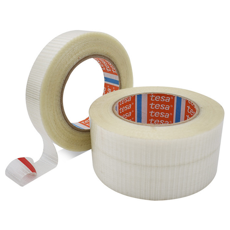 Custom Packaging Solutions Cross Filament Tape 4590 Packing Tape Heavy-Duty Fiberglass Filament Packing Tape