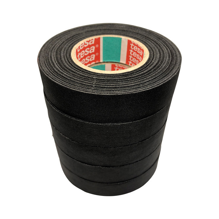 Factory Wholesale Black Tapes Automotive Wire Harness Adhesive 51025 Car Harness Cloth Tape