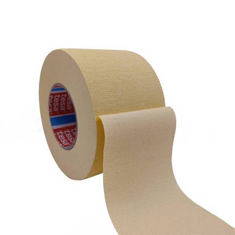 TESA 4322 0.38mm painter self adhesive painting high crepe paper 38mm masking backing paint tape 6mm 10mm 1cm