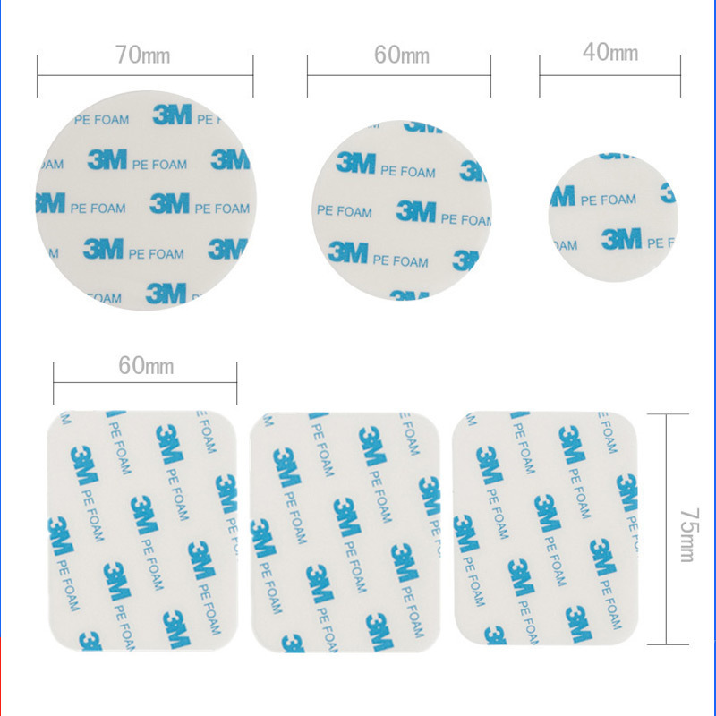 custom double sided tape die cutting Die cut double sided adhesive PE foam tape circles