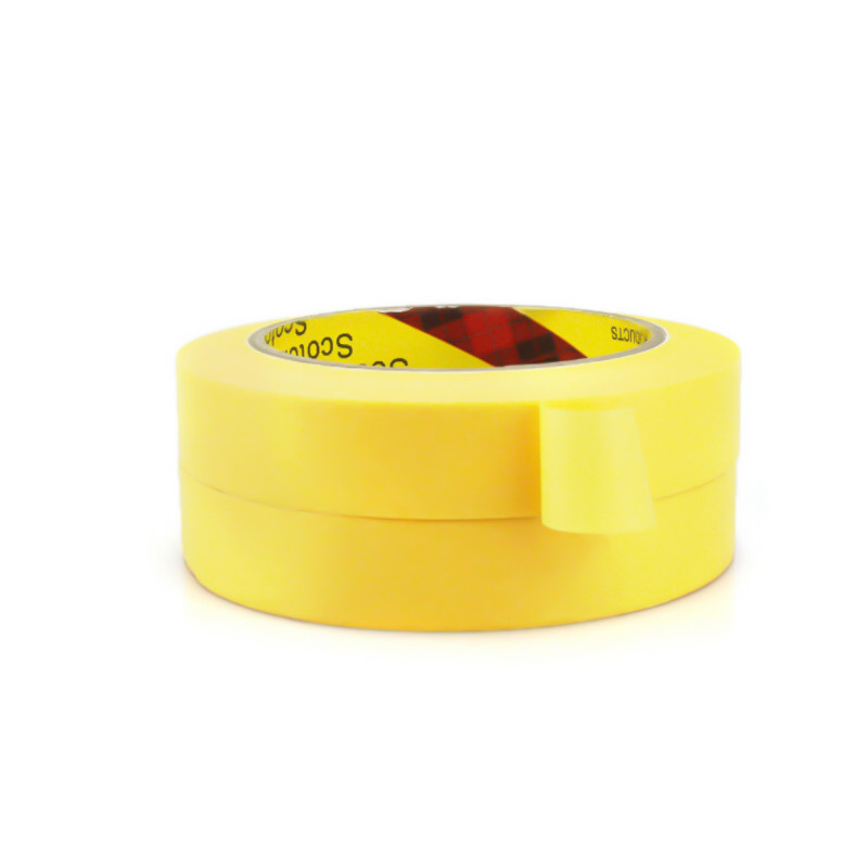 Masking tape Acrylic adhesive yellow car&wall Painting die cutting washi paper masking tape for painting