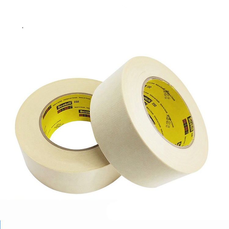 Original high temperature 120 degree 231 232 Crepe paper painters car masking adhesive paint tape