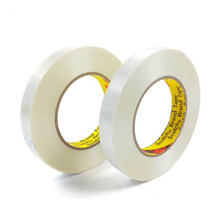 transparent fiberglass filament strapping packing filament tape for Heavy Carton Box