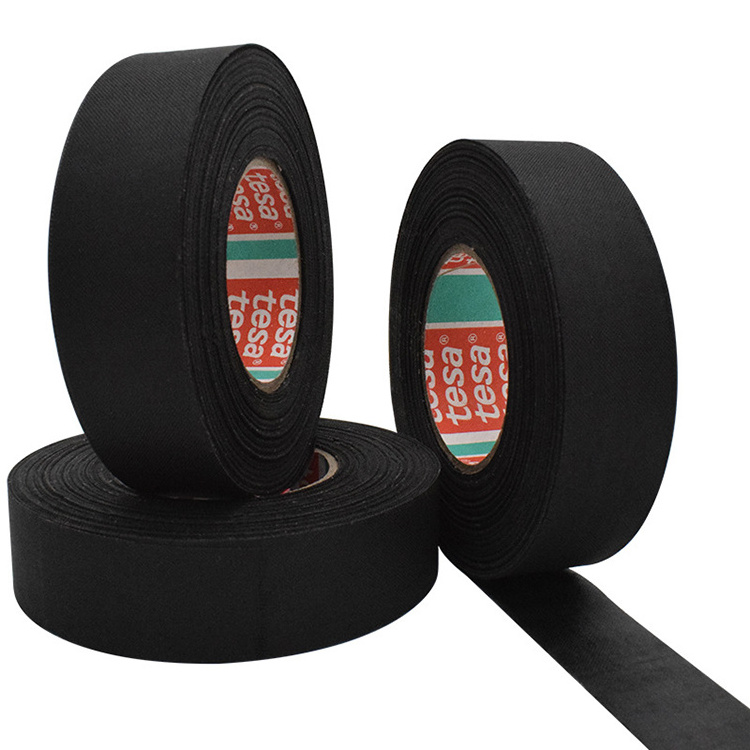 Factory Wholesale Black Tapes Automotive Wire Harness Adhesive 51025 Car Harness Cloth Tape