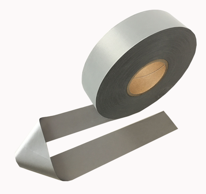 High quality 8906 8910 8912 9910 silver reflective polyester material fabric tape for Traffic safety clothing