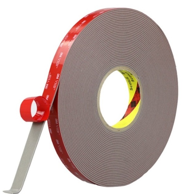 High Temperature  VHB Tape 5611 5611A-GF 5611N-GF 1.1mm Thickness Grey Double Sided Acrylic Foam Adhesive tape