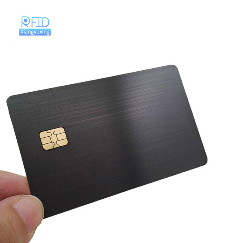 RFID NFC Stainless Steel engrave laser logo Metal Cards luxury Business VIP Card