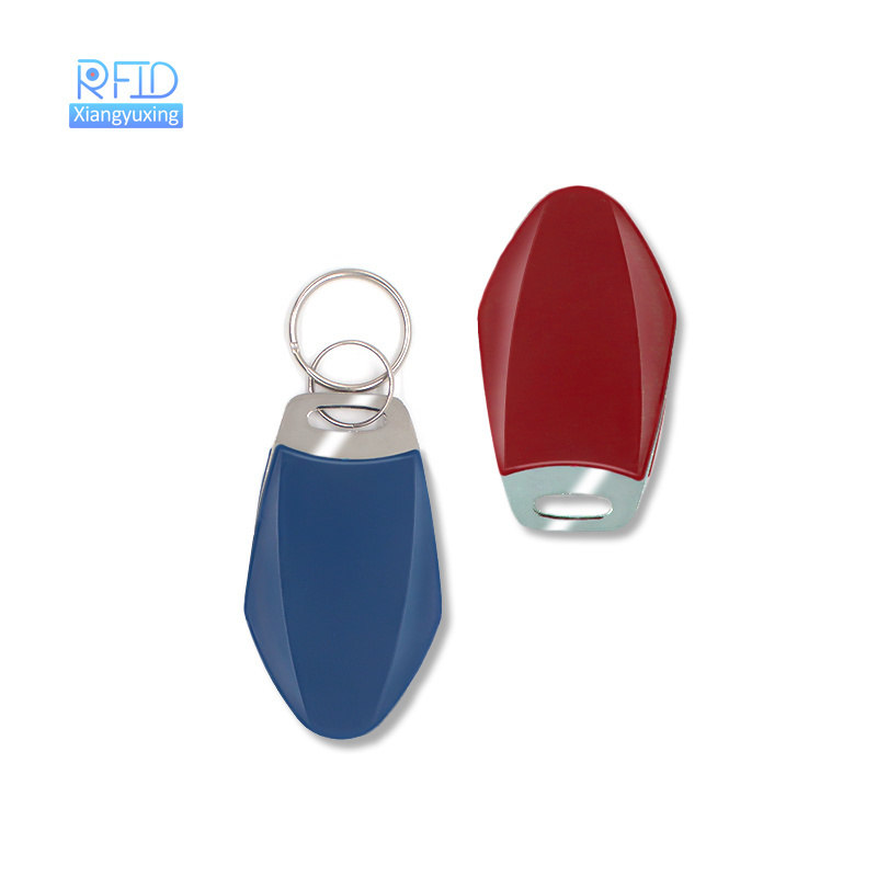 13.56mhz and 125khz Dual Frequency IC ID Rfid Keyfob Rewritable Card NFC Key Fob With Keychain