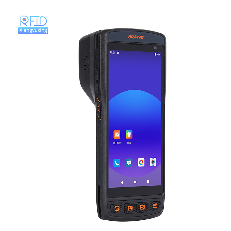 Rugged PDAs 2D QR Code Android 11 Mobile Data Terminal Courier Handheld Logistic PDA Barcode scanner With printer