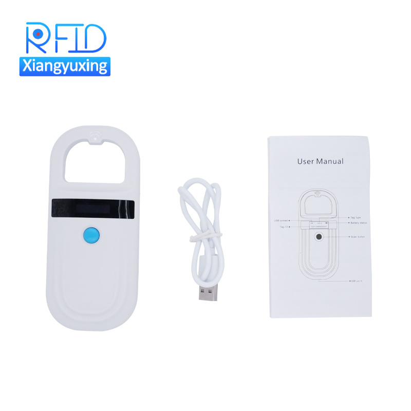 Blue Tooth 134.2khz rfid reader Animal ID pet dog microchip scanner