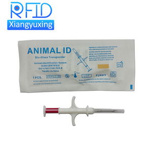 RFID Animal ID Tag ISO 11784 / 85 Livestock Microchip for Cattle Sheep Camel