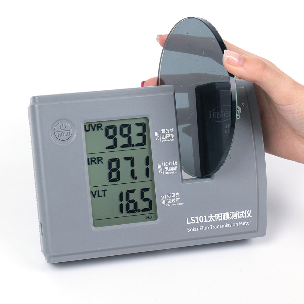 Window Tint Transmission Meter LS101 IR UV Visible Light Transmittance Detection Solar Film Window Tint Tester