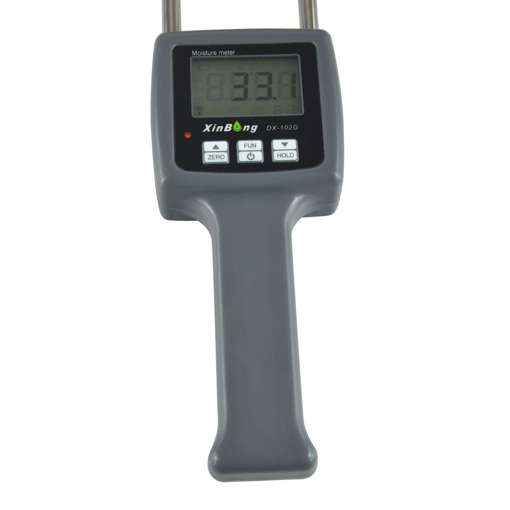 DX 102G Digital Grain Moisture Meter Use For Corn Wheat Rice Bean Peanut Measurement Moisture Humidity Tester Grain Hygrometer