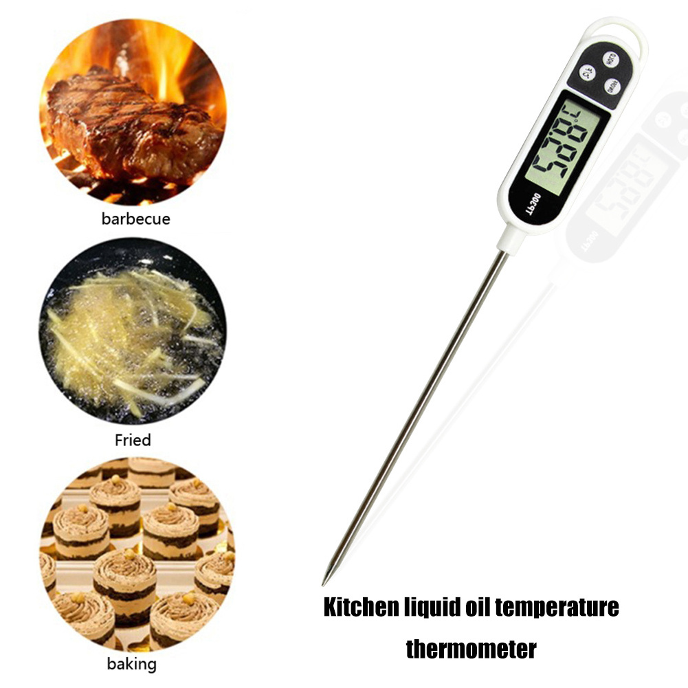 TP300 LCD Digital Meat Thermometer Electronic Cooking Food Kitchen BBQ Probe Water Milk Oil Temperature Sensor Gauge Meter