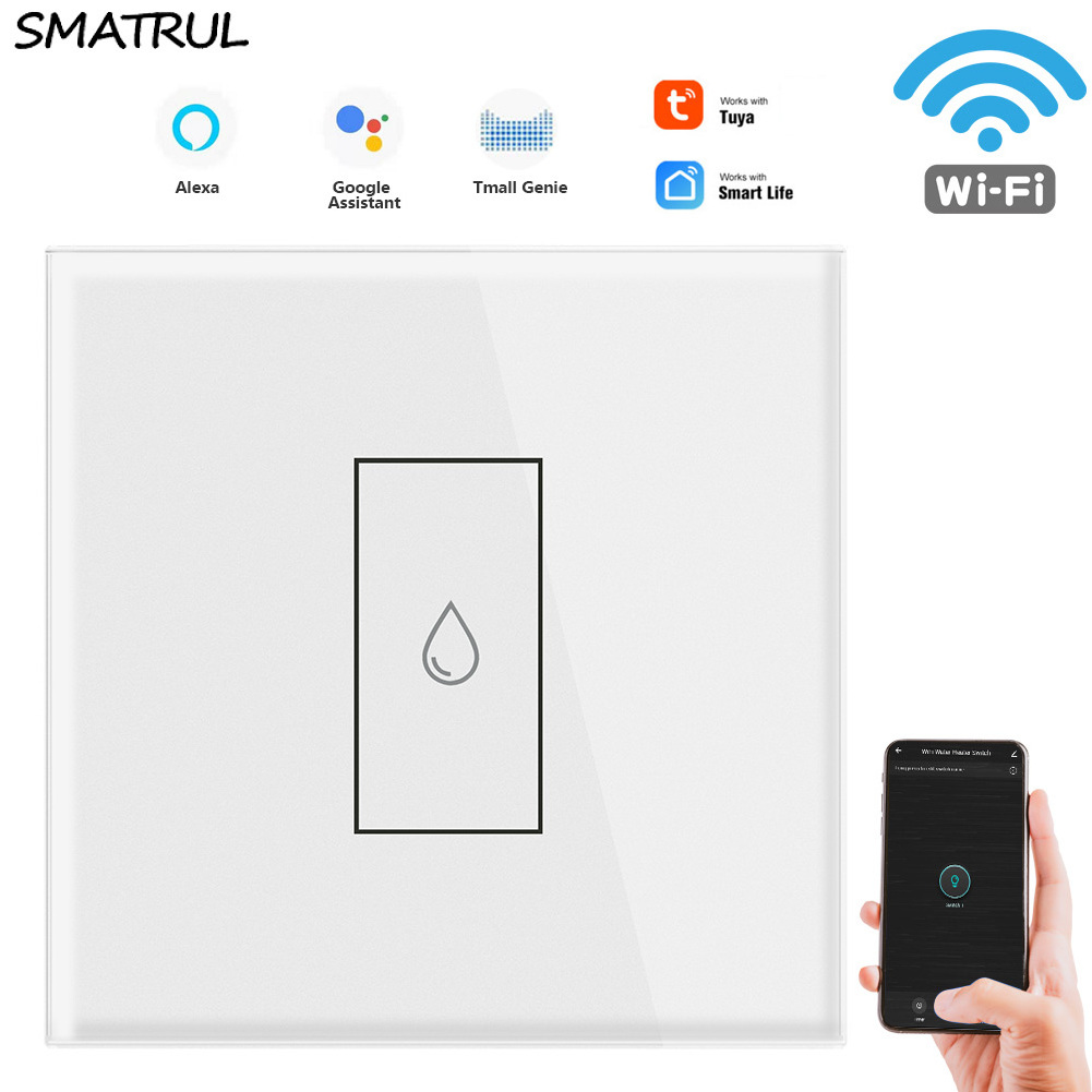 Tuya EU WiFi Boiler Water Heater Switch Smart Wall Wireless Electrical 4400W App Remote Control ON OFF Google Home Alexa