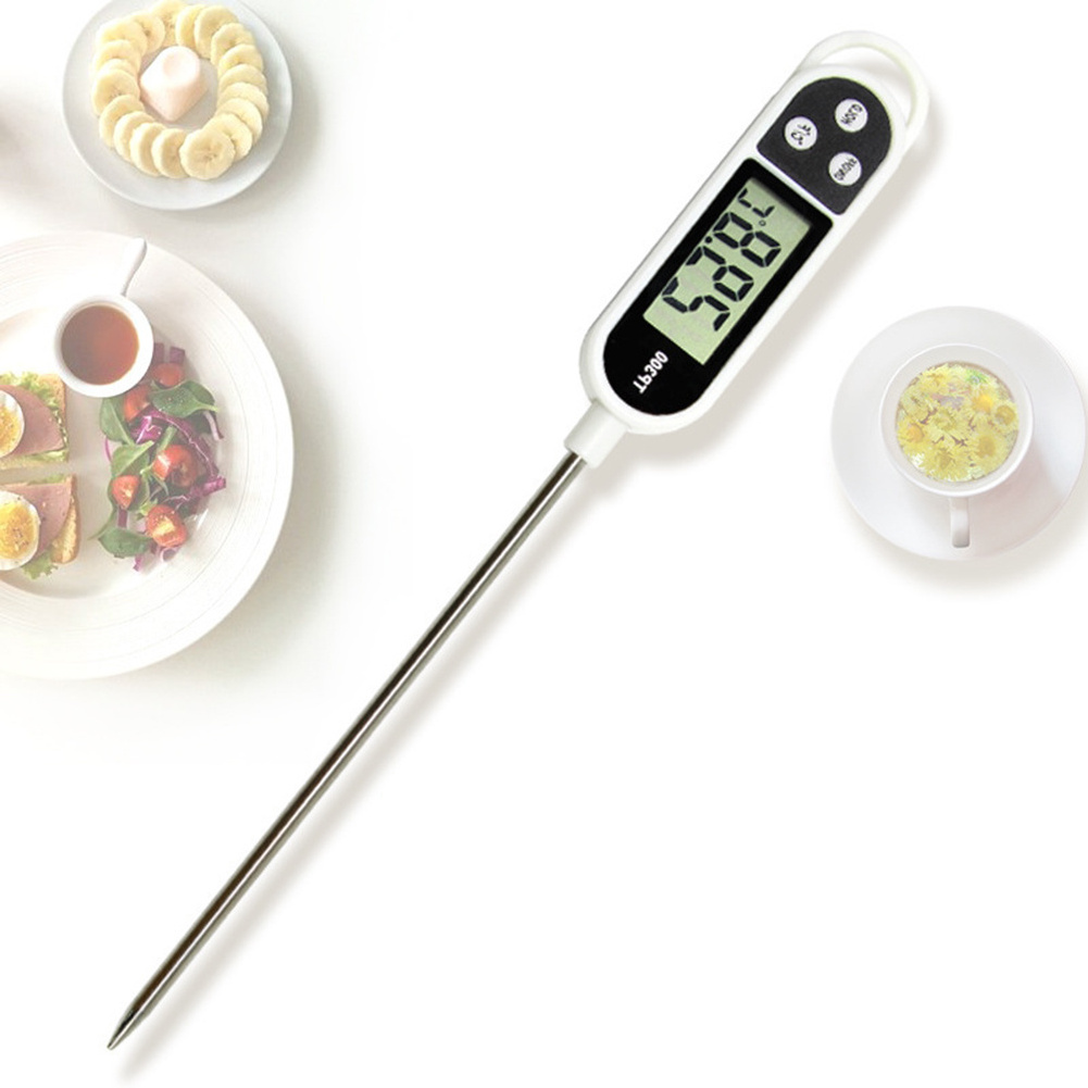 TP300 LCD Digital Meat Thermometer Electronic Cooking Food Kitchen BBQ Probe Water Milk Oil Temperature Sensor Gauge Meter