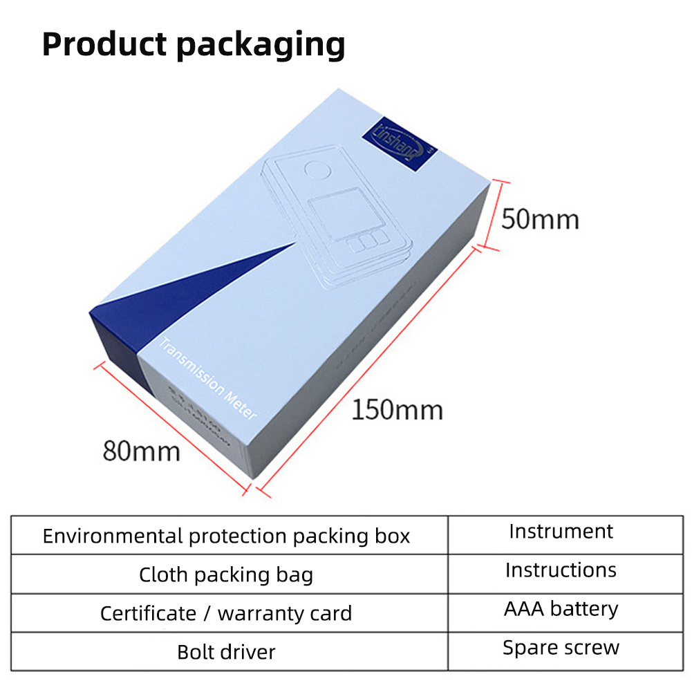 Handheld 3 in1  Window Film Solar Film Transmission Meter With UV IR Light Transmittance Tester