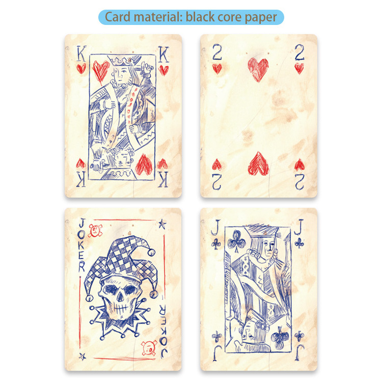 Mini Custom Anime White Golden The Cheapest Bar Coded Bridge Large Size Playing Cards