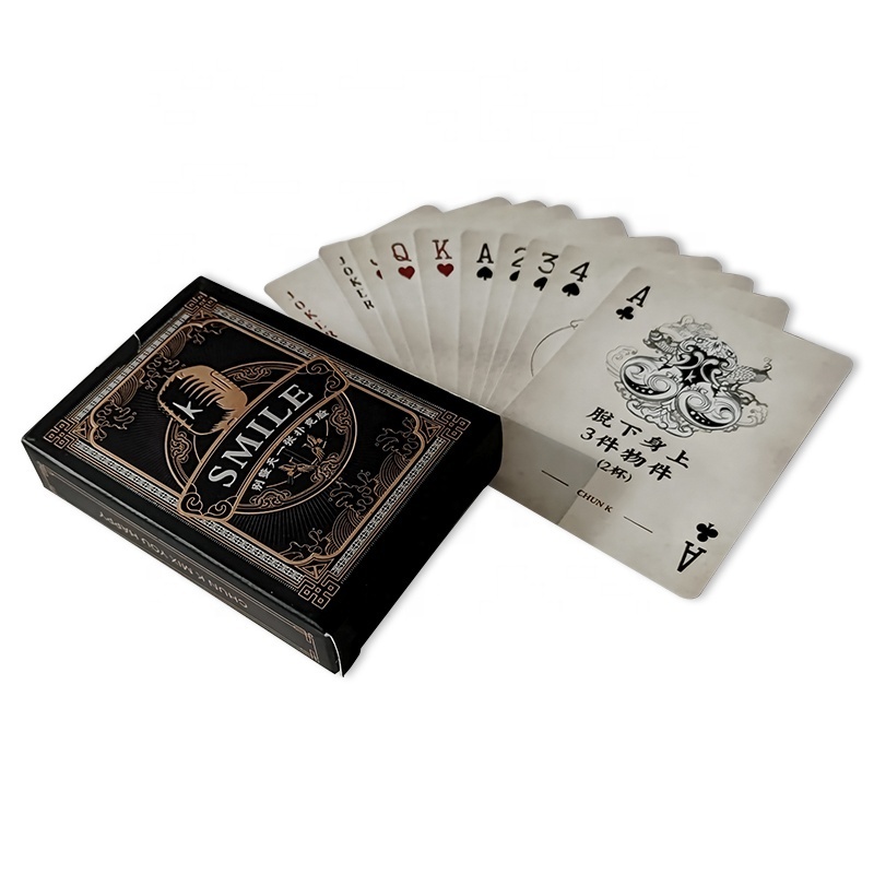 Custom Design Marked Deck Wedding Acrylic Case Box Glow In Dark Grading Playing Cards With Slab Cases And Chip For Tunisia