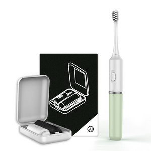 Travel Mini Sonic Electric Toothbrush with Brush Heads for Adults and Kids