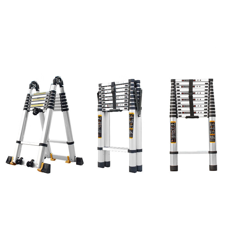 En 131 Ce  Heavy Duty Packing Frp Telescopic Price Step Hunting Aluminum Foldable Ladder