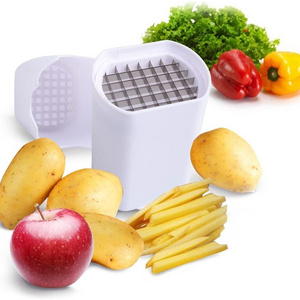 Manual Potato Chipper French Fries Cutter Stainless Steel French Fry Cutter Vegetable Fruit Slicer