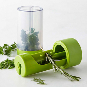 2 in 1 Manual Garlic Coriander Spice Pepper Grinder Herb Mill Parsley Shredder Vegetable Cutter Kitchen Chopper Tools