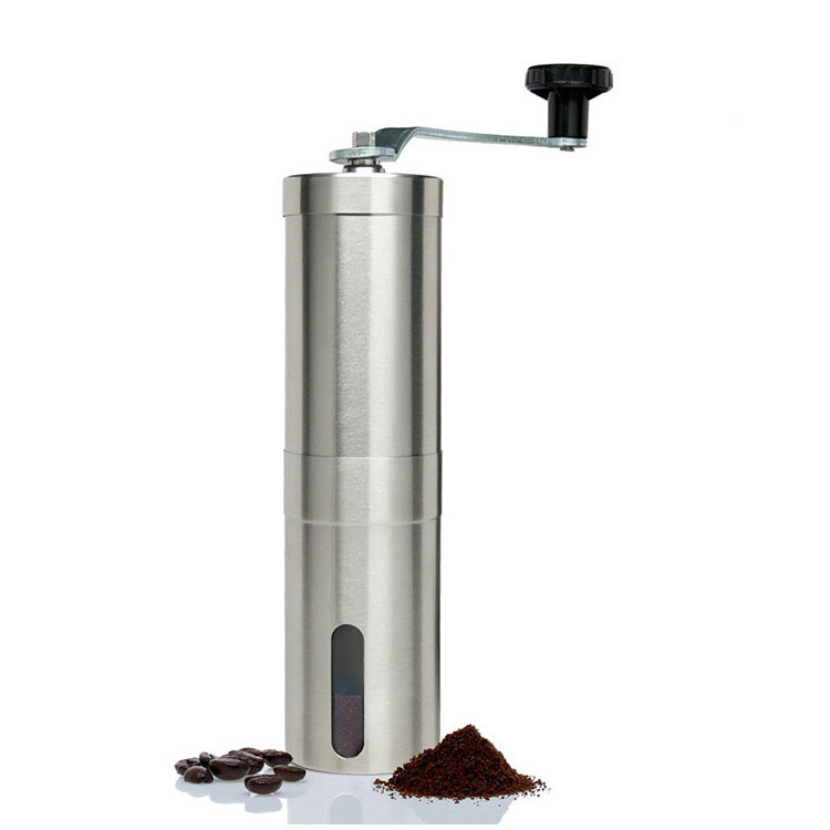 Hot Sale Portable Manual Compact Coffee Grinder/ Ceramic Burr Stainless Steel Coffee Mill grinder