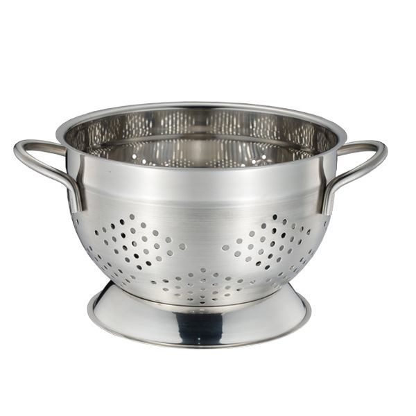 Stainless Steel Colander Food Colander Stainless Steel Wall Mounted Shape Stainless Steel Vegetable Fruit Mesh Colander