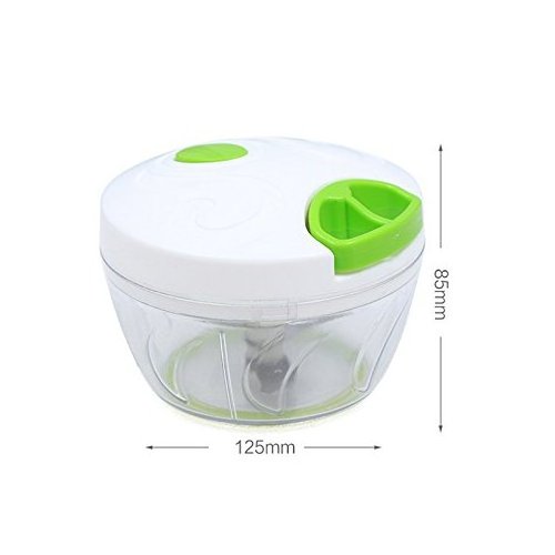 Manual speedy Chopper Hand Held Vegetable Chopper Blender to Chop Fruits Garlic Cutter Twist Shredder Manual Slicer Grinder