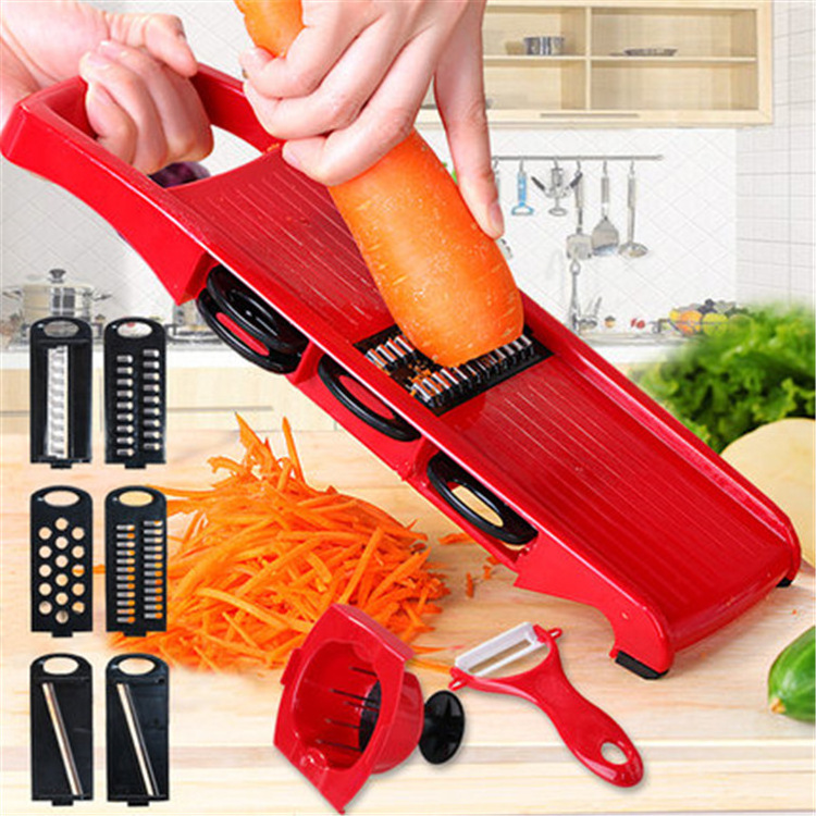 Mandoline 6 in 1 Multifunction cheese grater Potato slicer Onion chopper Vegetable slicer