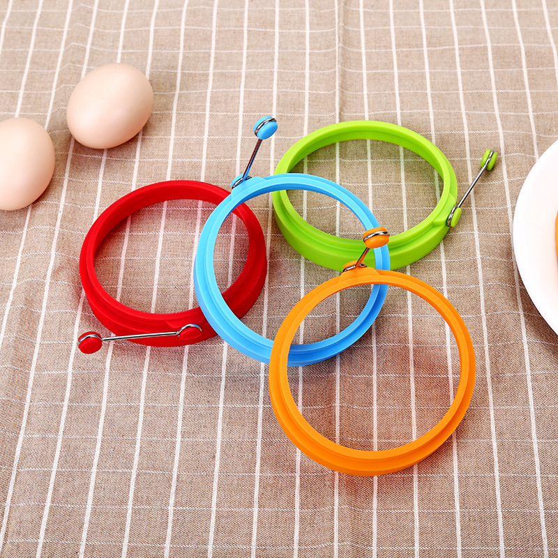 Nonstick Silicone Egg Rings Round Fried Silicone Egg Mold for Cooking Pancakes Molds