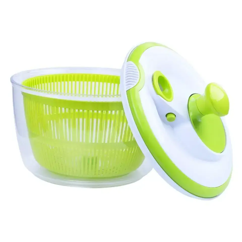 High Quality Hand Operated Large Salad Spinner Colander Vegetable Salad Spinner for Home Kitchen Vegetable Dryer Chopper