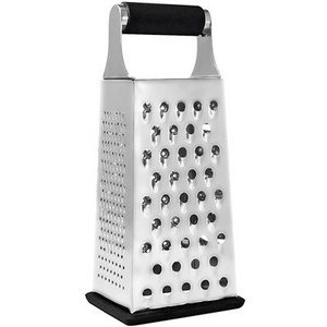 2021 wholesale in bulk stainless steel Non-slip bottom Four-side multipurpose box grater cheese shredder