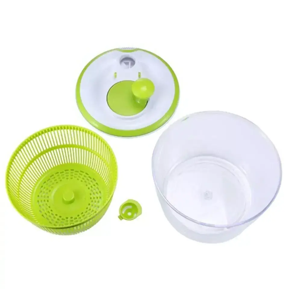 High Quality Hand Operated Large Salad Spinner Colander Vegetable Salad Spinner for Home Kitchen Vegetable Dryer Chopper