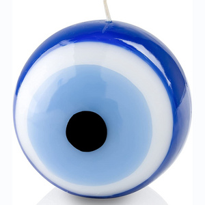 custom unique Evil Eye Sphere Eye candle Seven star Ladybug candle long burning time soy wax paraffin candle for Christmas gift