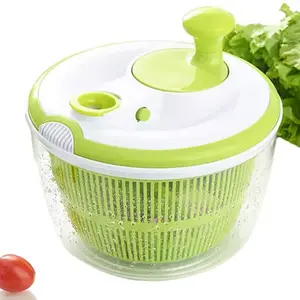 High Quality Hand Operated Large Salad Spinner Colander Vegetable Salad Spinner for Home Kitchen Vegetable Dryer Chopper