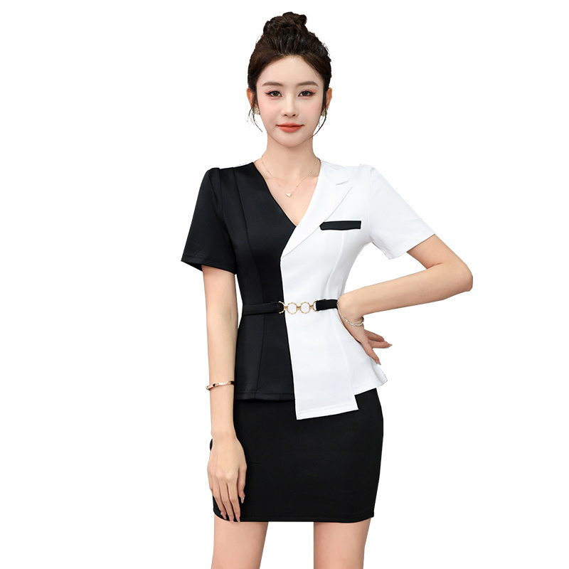 Bespoke Ktv Spa Massage Club Hotel Uniform Modern Fashion Hotel Waitress Uniforms Comfort Hotel Reception Uniform