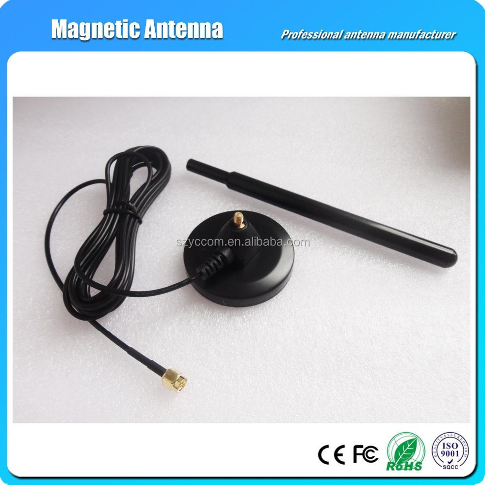 External Waterproof SMA 433mhz Antenna Aerial 30DBI High Gain magnetic Antenna 433 MHz