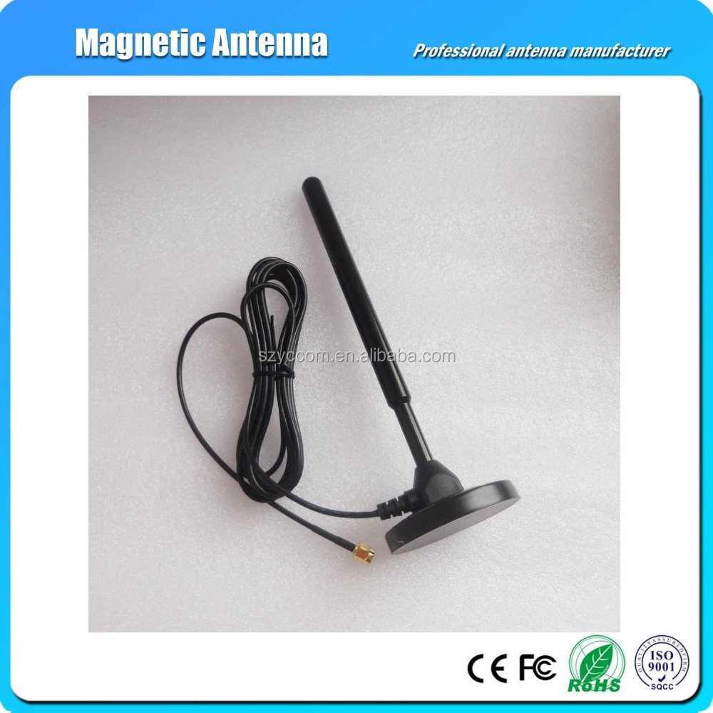 External Waterproof SMA 433mhz Antenna Aerial 30DBI High Gain magnetic Antenna 433 MHz