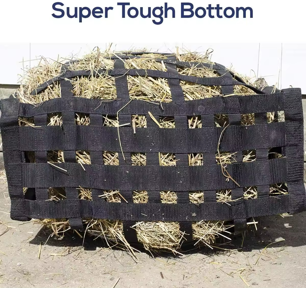 Polyester Webbing Feeder Bag Weave Slow Feed Net Super Bottom Originals Easy Feeder Horse Hay Bag