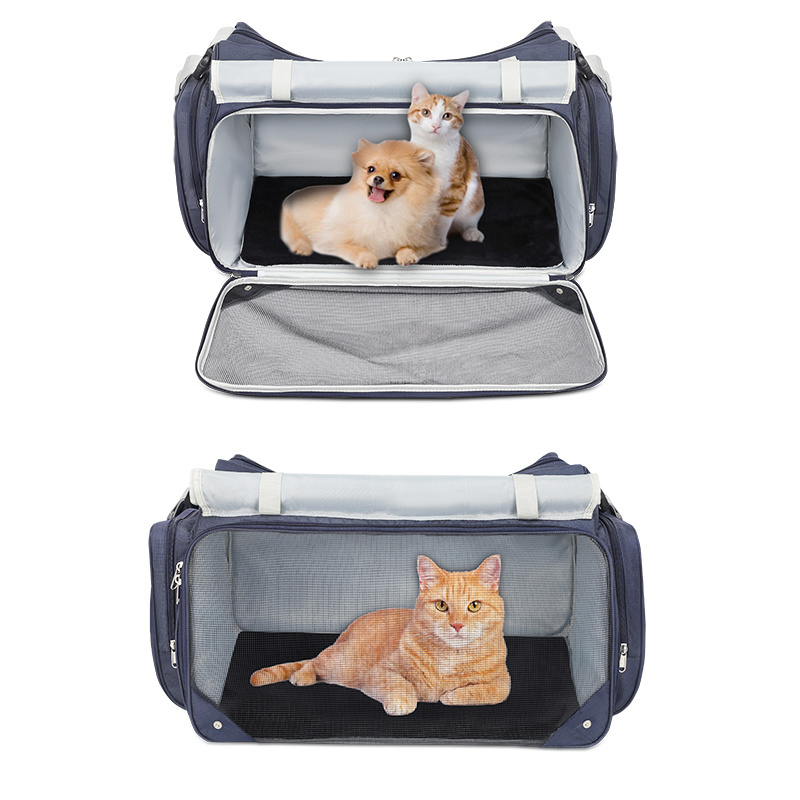 Outdoor Travel Shoulder Pet Bag Small Pets Crate Carrier Portable Folding Bag Dog Cat Puppy Small Animal Travel Cage