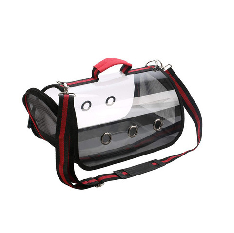 Custom Travel Airline Approved Clear Pet Shop Carry Bag Transparent Pet Carrier