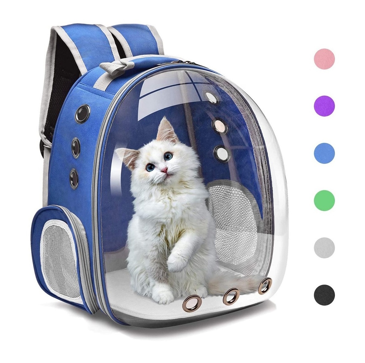 Outdoor Breathable Pet Carrier Clear Pet Carrier Cat Backpack Pet Carrier