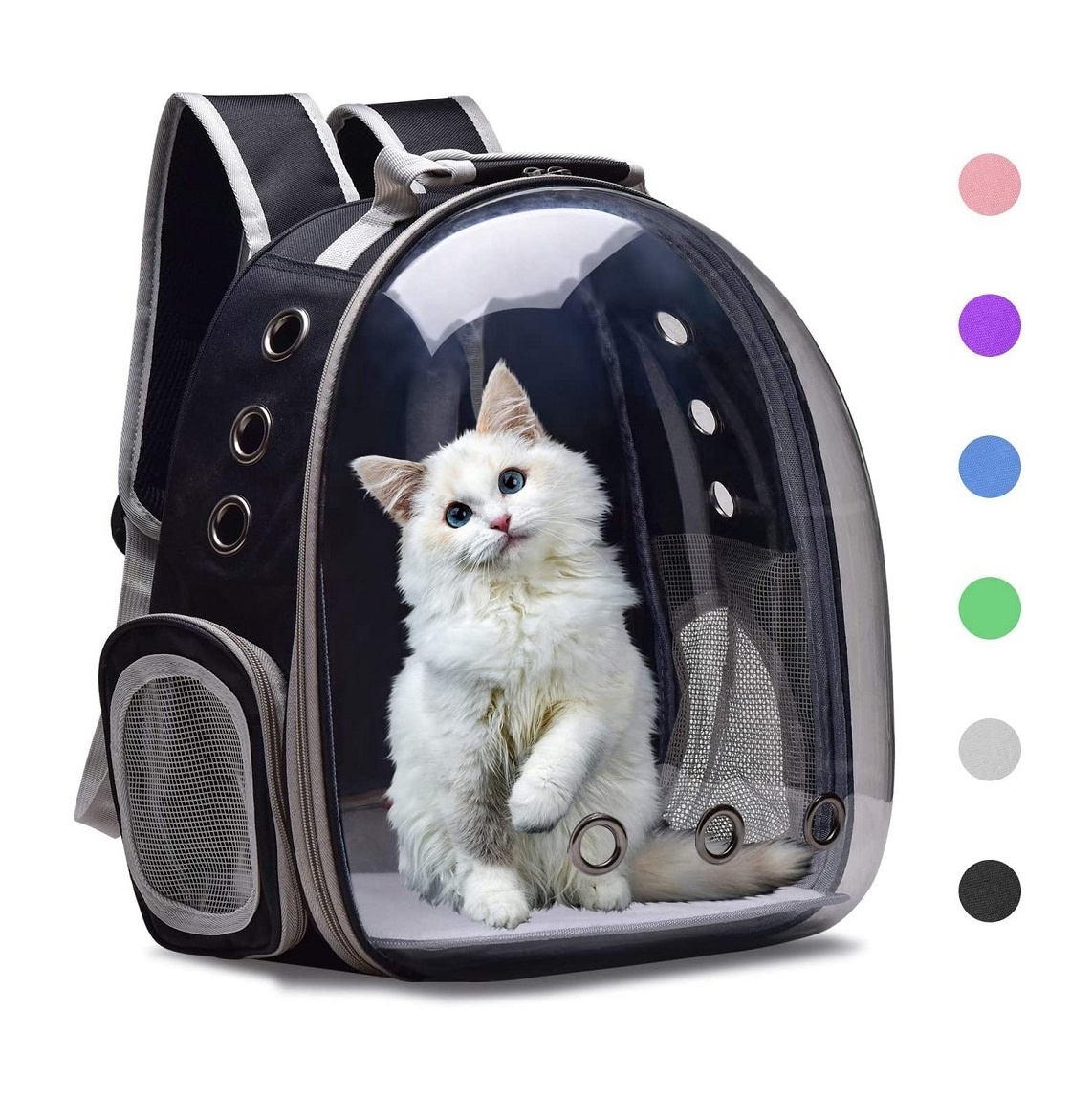 Outdoor Breathable Pet Carrier Clear Pet Carrier Cat Backpack Pet Carrier