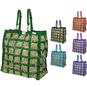 Polyester Webbing Feeder Bag Weave Slow Feed Net Super Bottom Originals Easy Feeder Horse Hay Bag