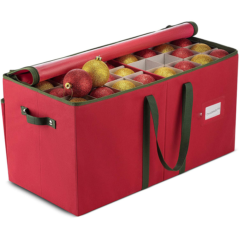 Large Holiday Accessories Storage Container christmas ball storage box for Holiday Ornaments