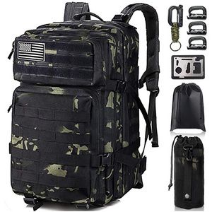 Waterproof Camo Large 45L Pack Molle Rucksacks Hiking Camping Bag Backpacks Custom Tactical Backpacks