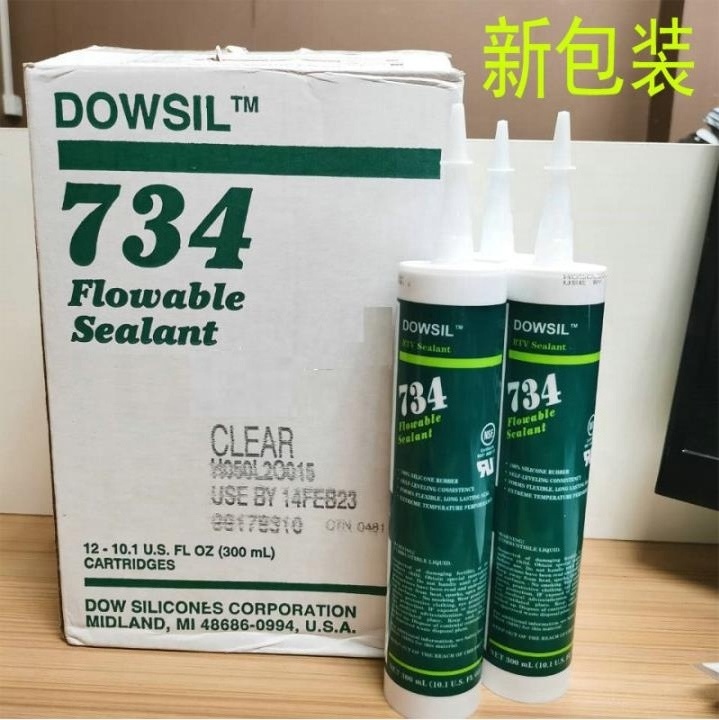 Dowsil 734 300ml import from US good flowing silicone adhesive for general industrial sealing & bonding for various applications